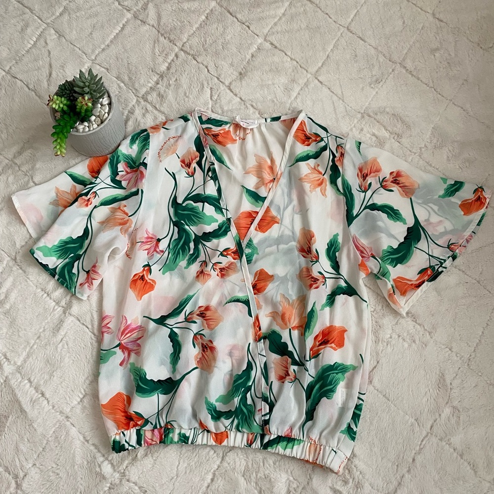 Sienna Sky Floral Print Blouse